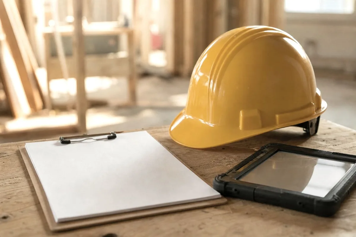 De la visite de chantier au rapport signé : un flux Assistant IA terrain en construction