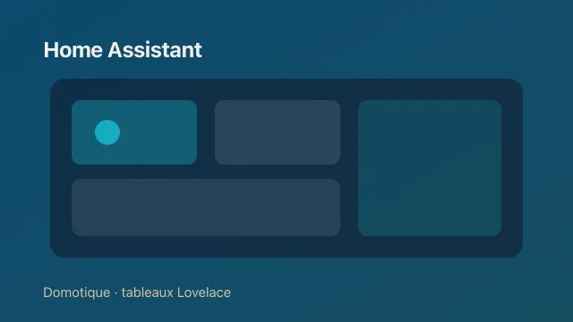 Home Assistant — automatisation à la maison
